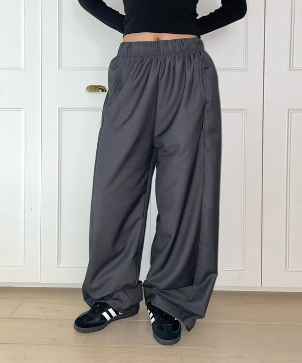 WIDE TR BANDING SLACKS PANTS