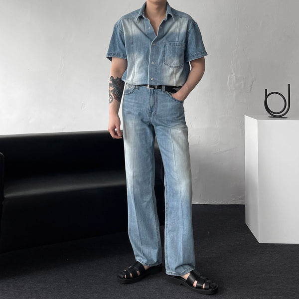 MG305 Cool Ever Relaxed Fit Denim Pants (Set-Up / 3 colors)