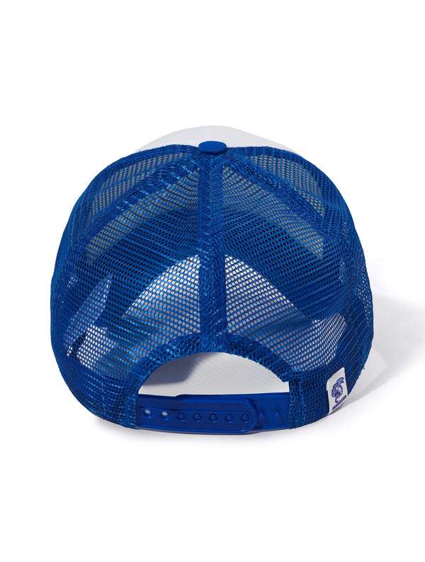 FIRE DRAGON MESH TRUCKER CAP - [BLUE]