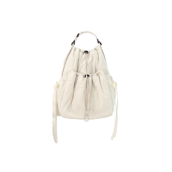 Kiki Ribbon Shoulder & Backpack / Cream