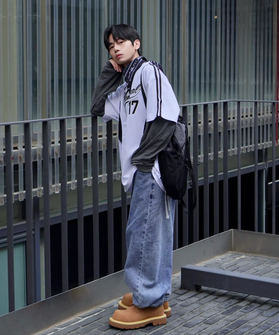 NM T.P バンダナ - ダークネイビー