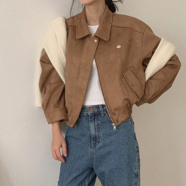 Ain Suede Blouson Jumper