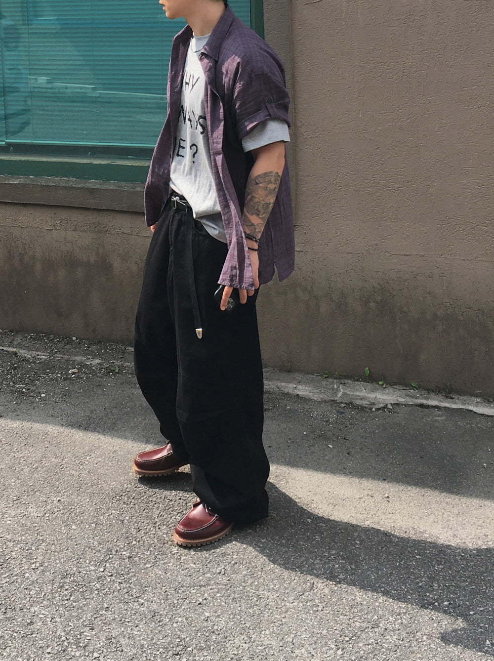 パンツ・ボトムスその他 No.1332 lip wide cotton PT No.1332 リップワイドコットンパンツ - HOLY IN CODE | 60
