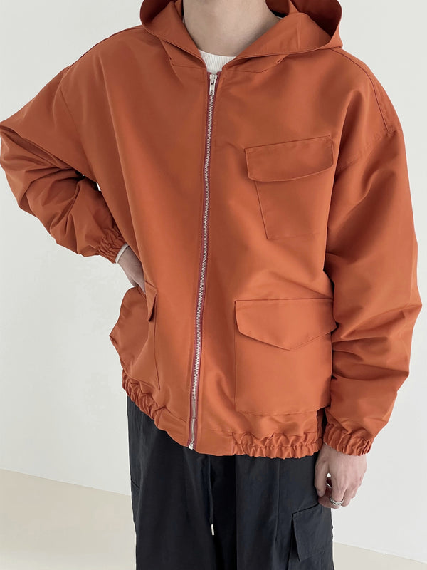 Fancy windbreaker hood jacket