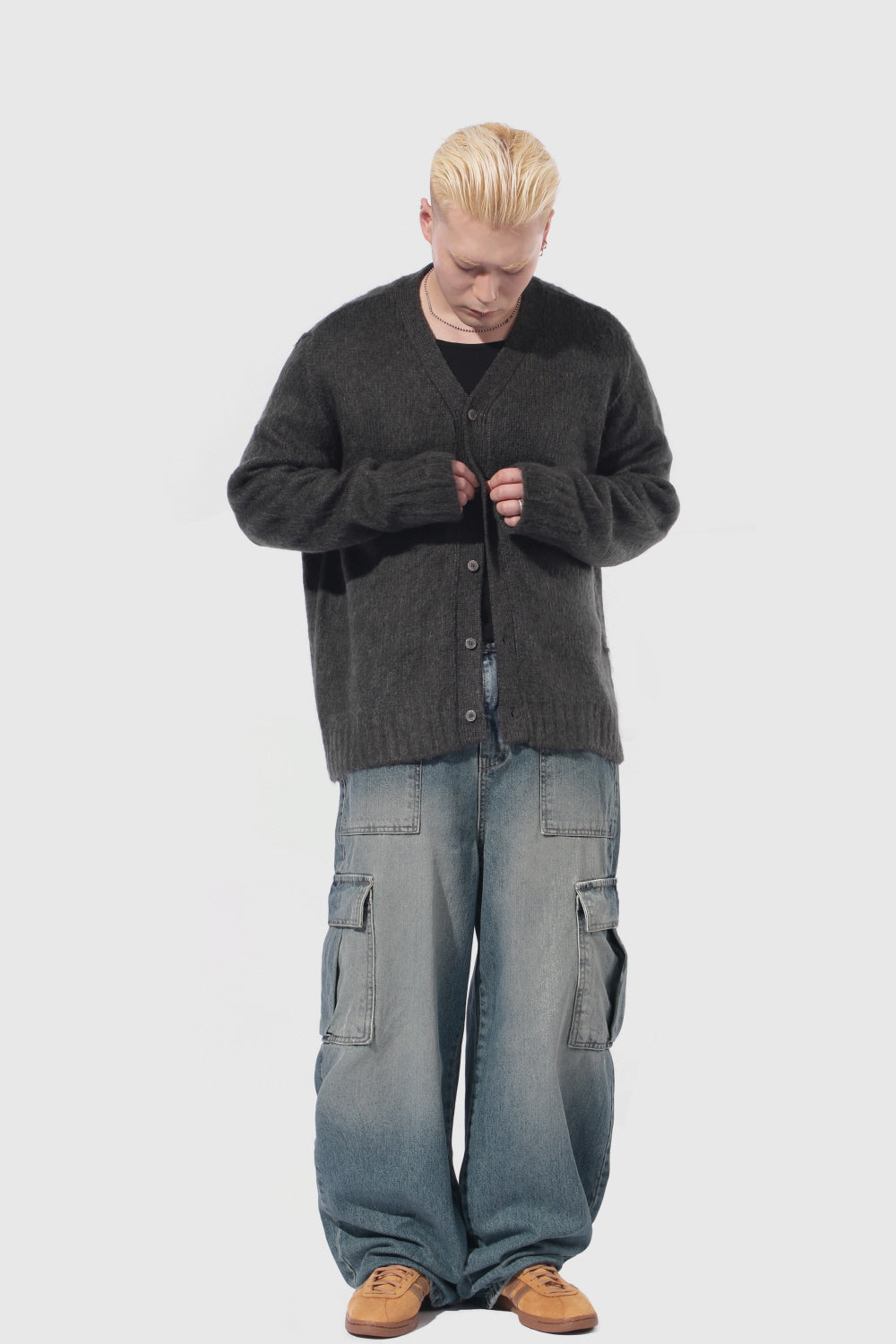 M.Fatigue Cargo Denim Pants [1color]