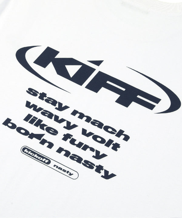 [NK] Kiff Logo Tee (White)_K24QB703