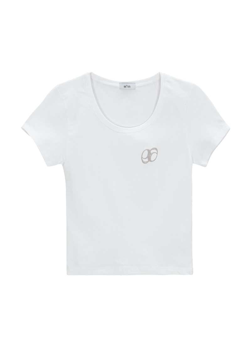 U NECK TEE / WHITE