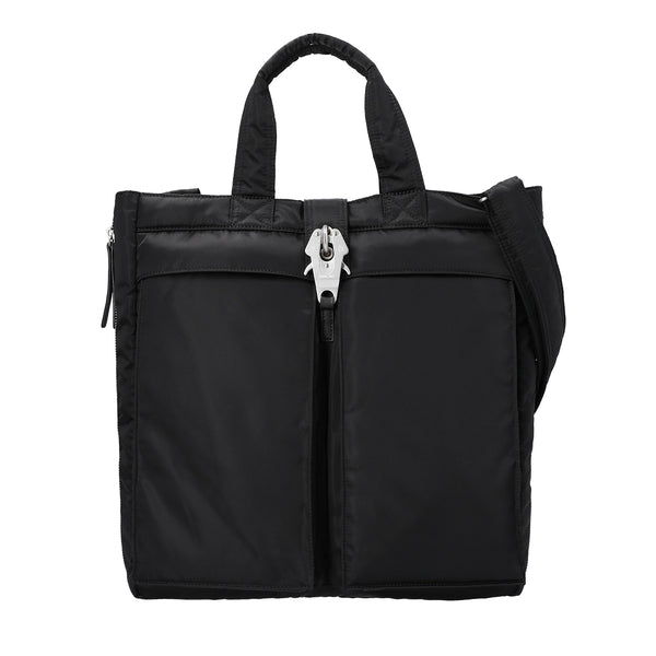 RAVEN EXPANDABLE TOTE BAG / BLACK