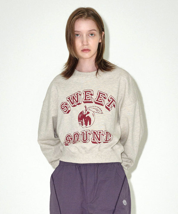 SWEET SOUND CROP SWEATSHIRT