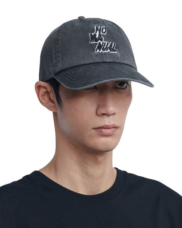 S.V WASHED BALL CAP - WASHED CHARCOAL