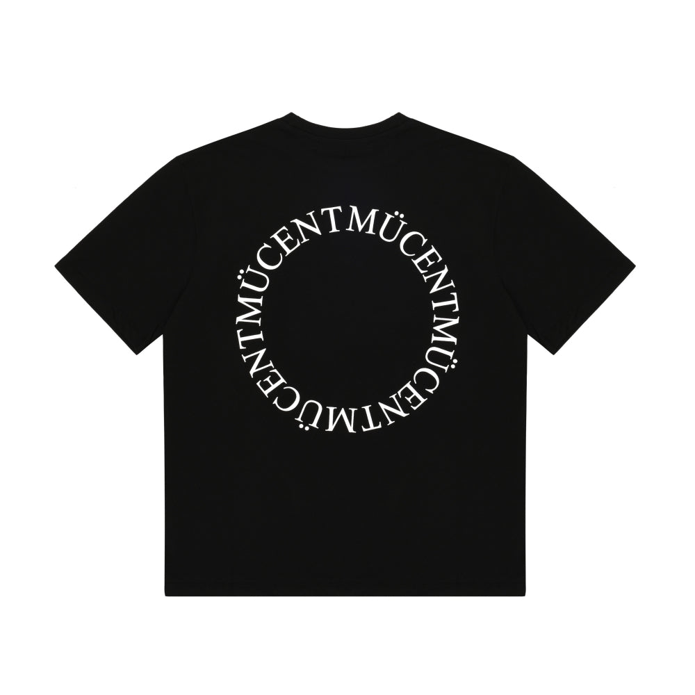 MUCENT SIGNATURE BACK LOGO T (MAN, BLACK)