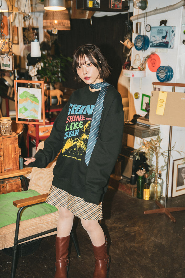 Collaboration Like Shine Star sweat | AIMI × RADINEO  