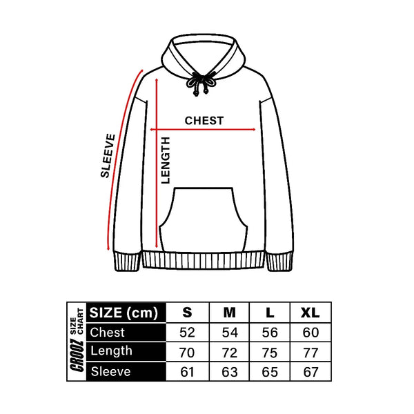 アーチロゴエンブロイダリー | CROOZ ヘビーウェイトプルオーバーフーディー | BLACK