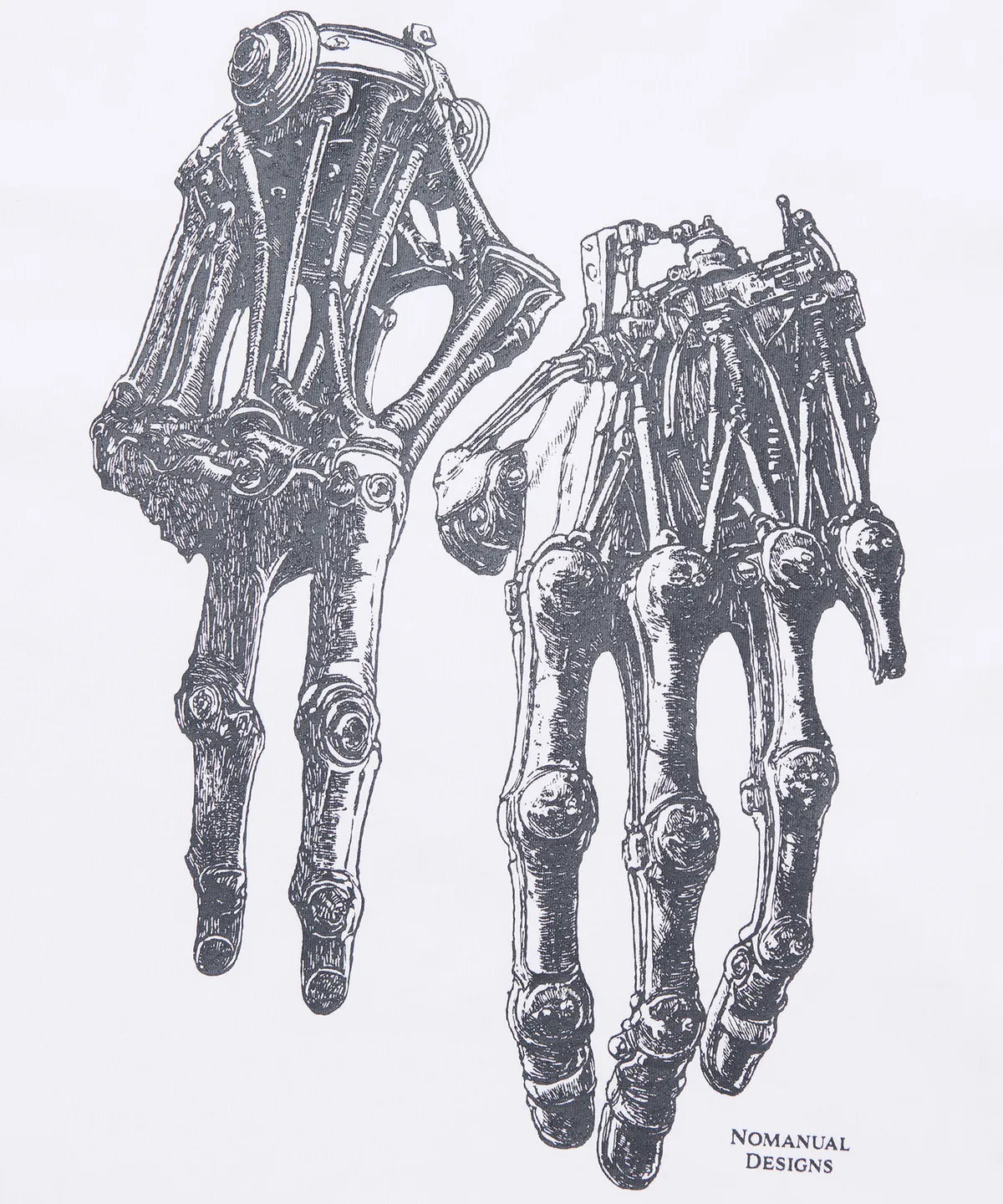 [NOMANUAL] ROBOTIC HAND NM T-SHIRT ★大人気★ NOMANUAL】ROBOTIC HAND NM T-SHIRT | OUR BRAND,NOMANUAL