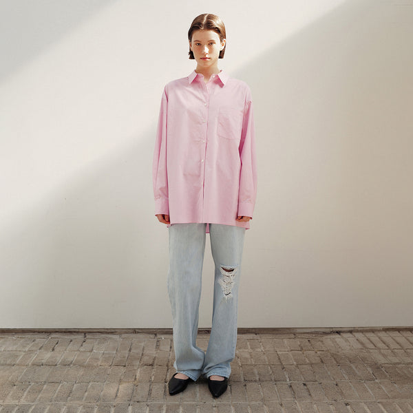 Bio cotton shirt (pink)