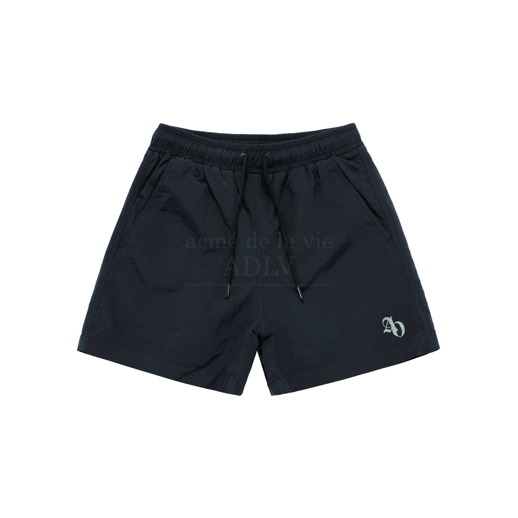 [24SS] NYLON WATERPROOF SHORT PANTS BLACK