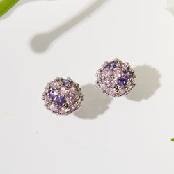 Violets Bouquet Earrings