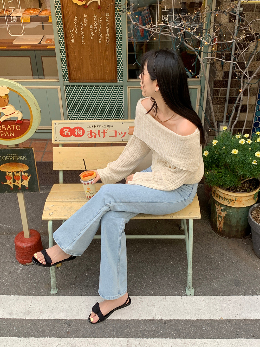 [MADE] Fittney Summer Off-Shoulder Knit