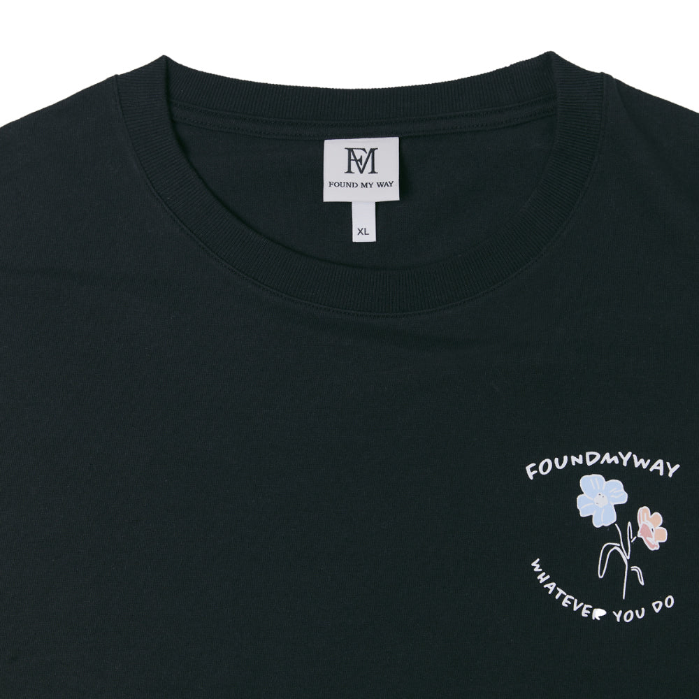 FMW Flower Logo T-shirt (W) - Black