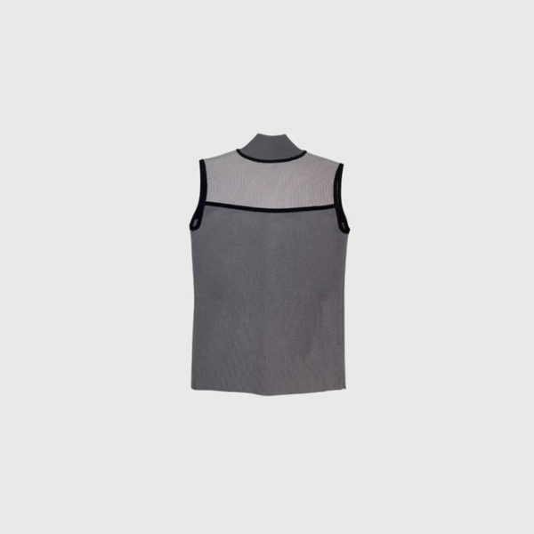 two tone sleeveless