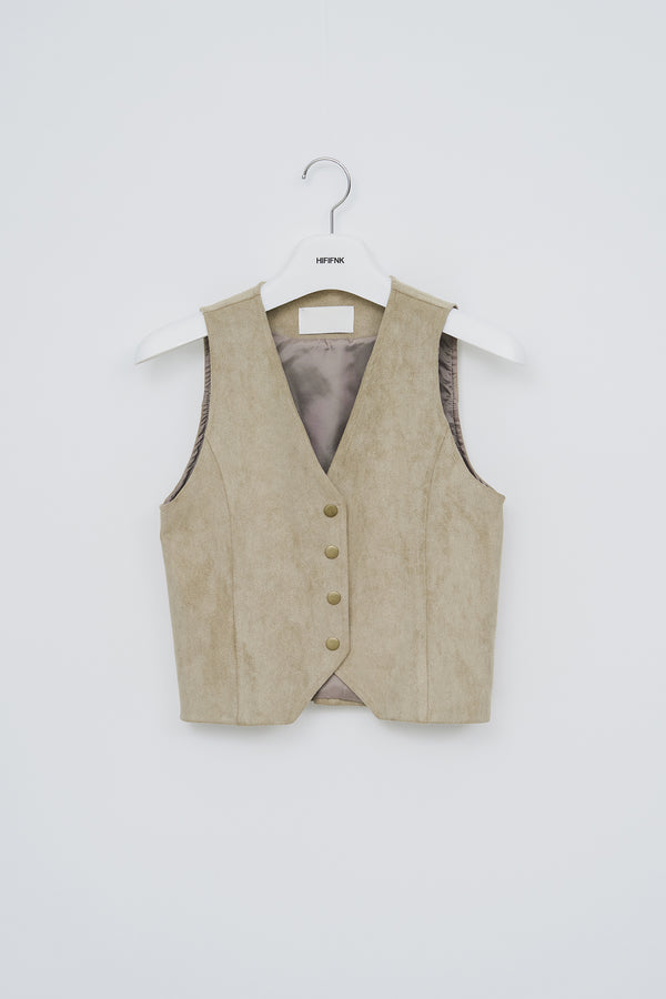 (W) Anti Suede Vest (2color)