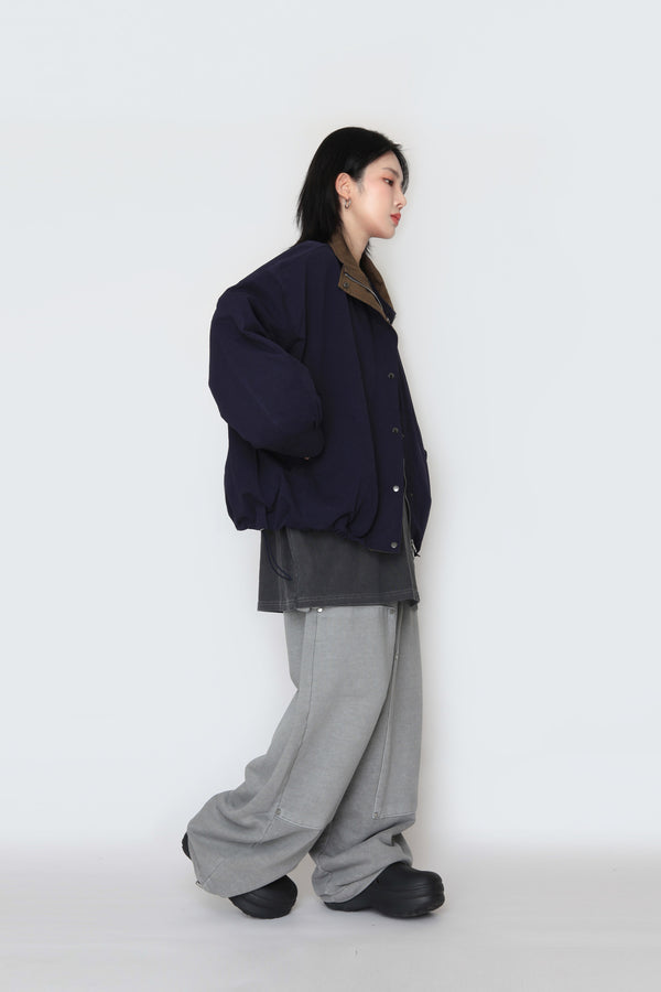 Porter color high neck jacket