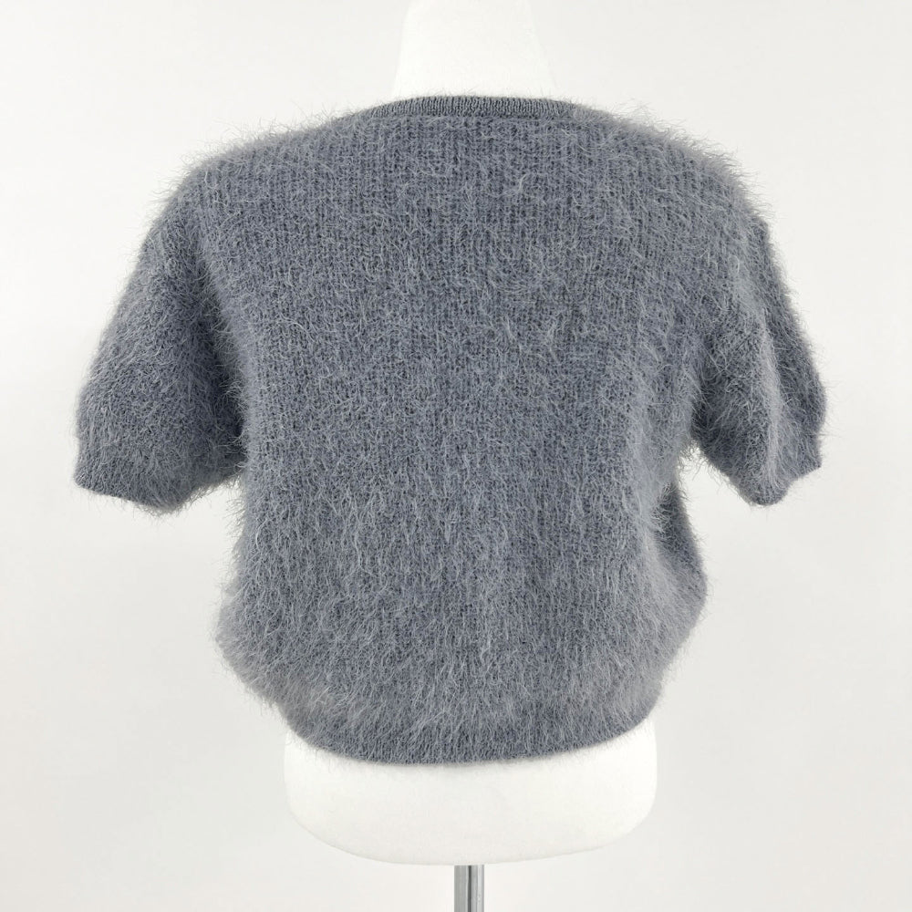  Boucle crop short sleeve knit cardigan (3 colors)