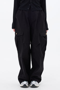 LUNA WIDE PANTS / BLACK