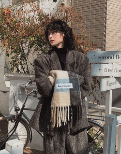 Kai Jacquard Tweed Double Jacket