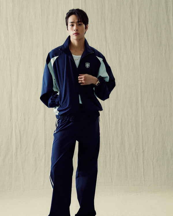 Stranger Regular Fit Tracksuit Bottom (Navy)