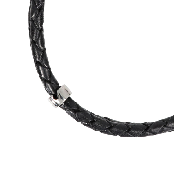 [2117] Hook Leather Bracelet