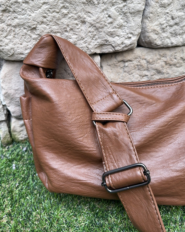 Labelle leather cross bag