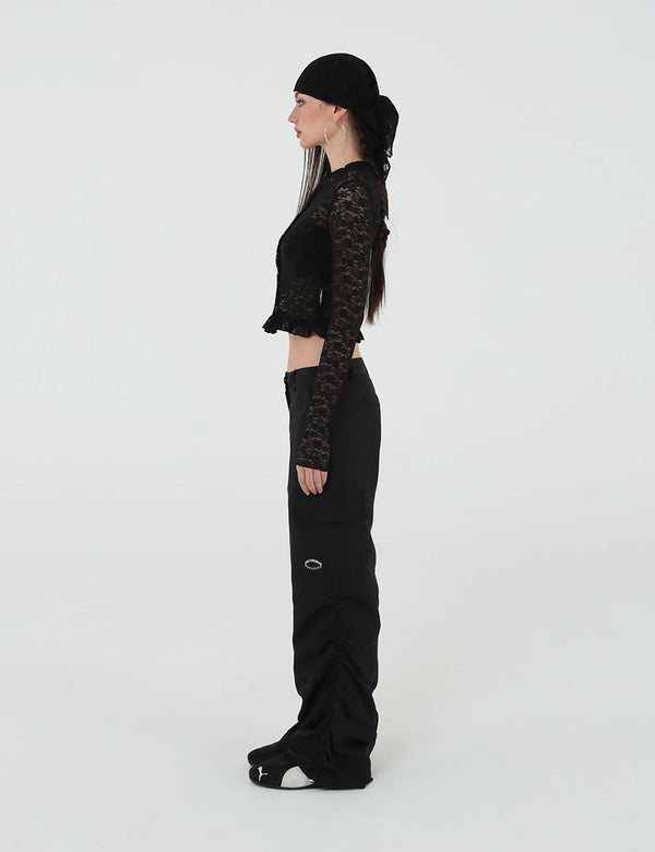 OFFICIAL STRING CARGO PANTS(BLACK)