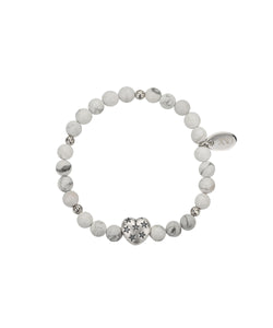  HOWLITE BRACELETㅣSILVER