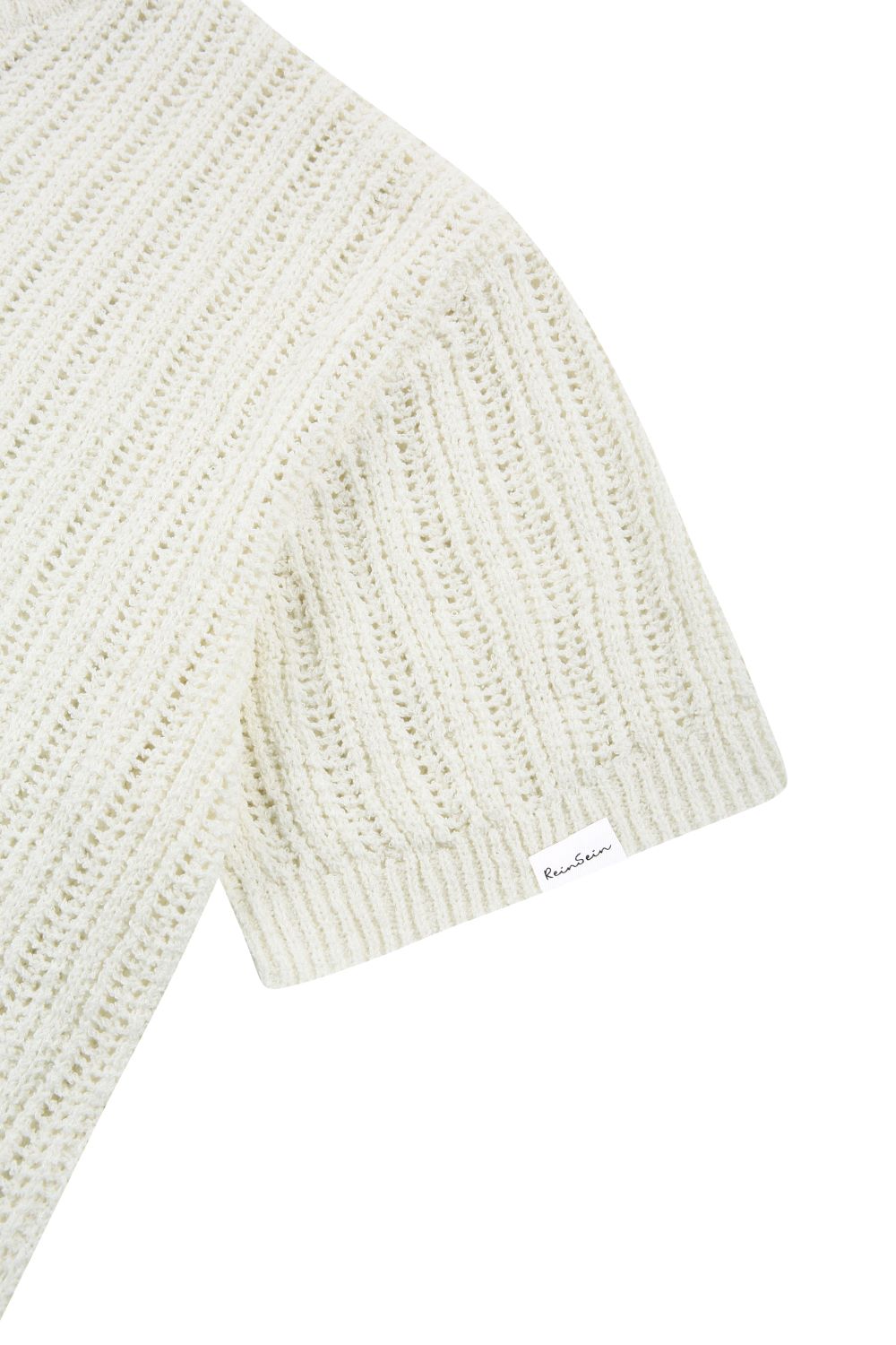 Boucle knit short sleev t-shirts