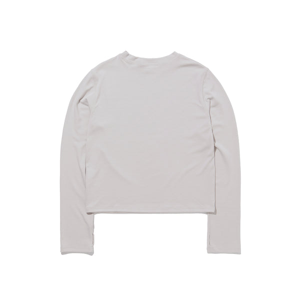 Unbalance Long Sleeves_Beige