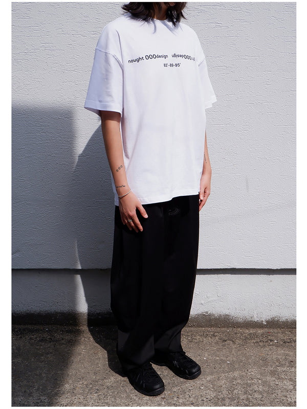 Reverse Logo T-Shirt / Black