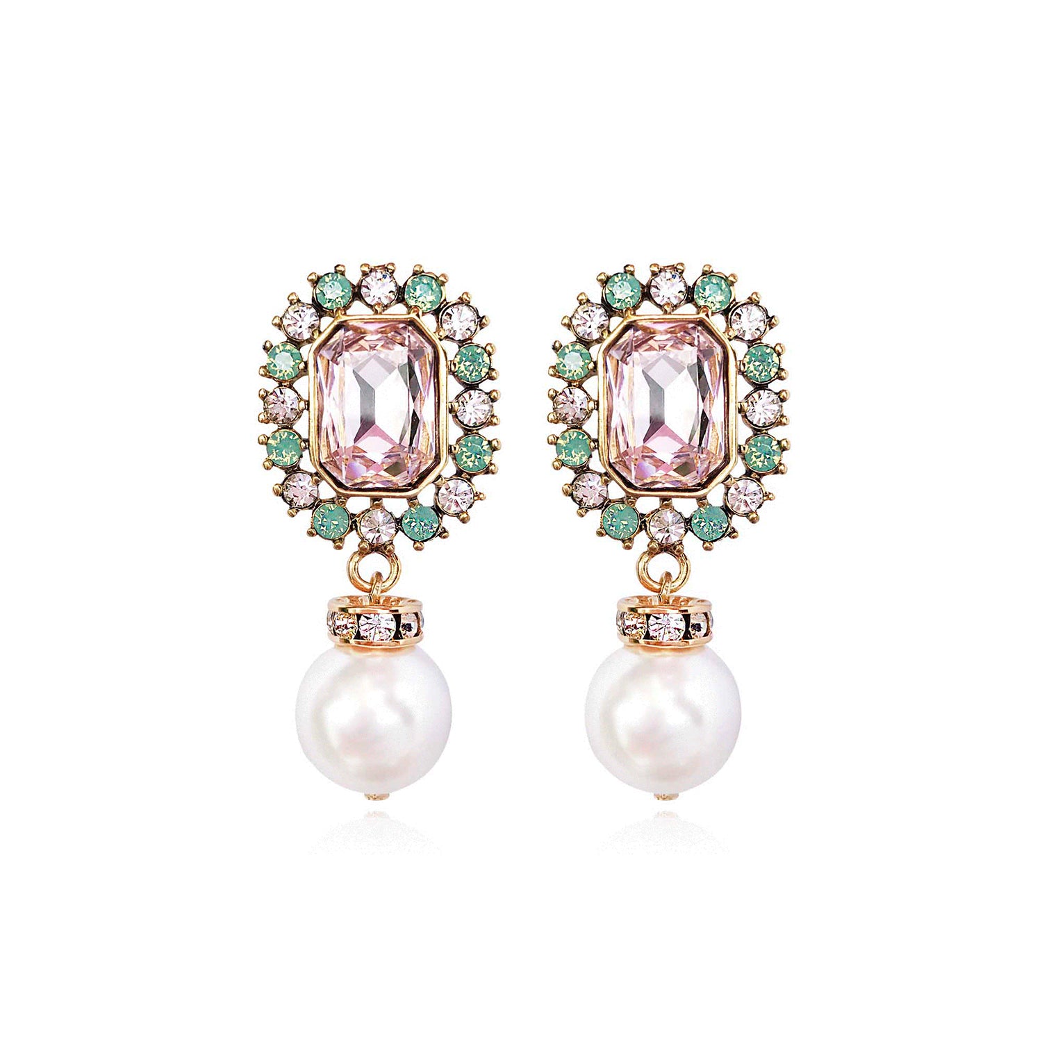 Jolly Pearl Gold Earrings