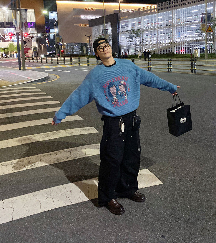 ニット・セーター No.0928 printing B KNIT No.0928 printing B KNIT - HOLY IN CODE | 60% - Asian Fashion