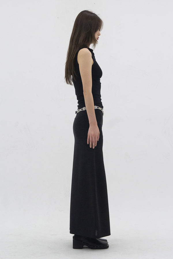 Spandex Maxi Skirt (Black)