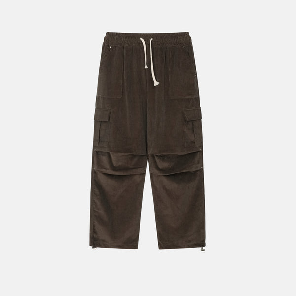 Rivet corduroy cargo pants