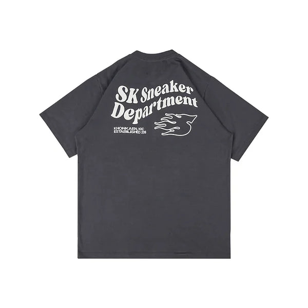 SK SNEAKER DEPARTMENT TEE DARK GREY