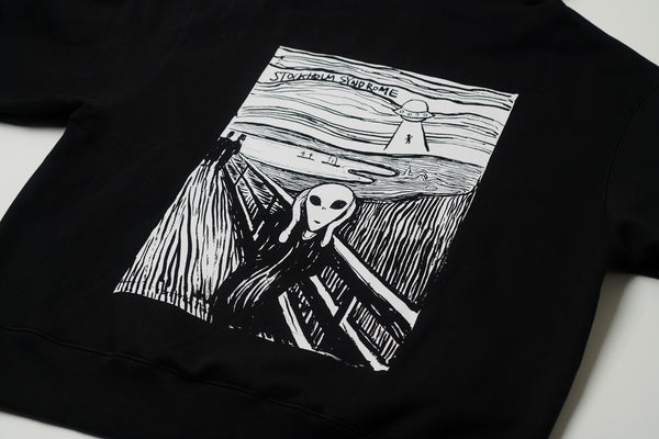 ALIEN HOODIE - BLACK