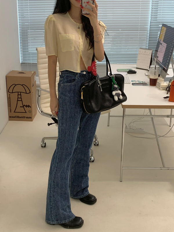 [MADE] Pharrell Punching Long Bootcut Denim