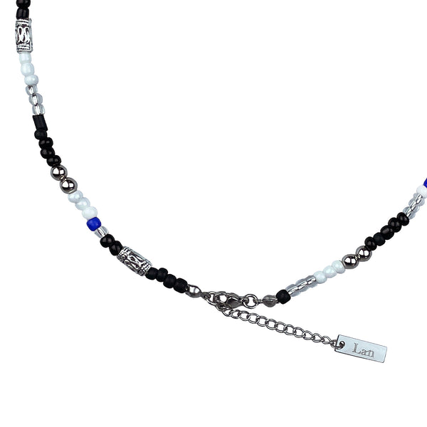 [1008] Double-Mold Beads Necklace