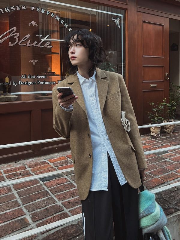 モライアウールブレザー
