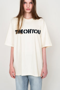 THEOHYOU オーバーフィットTシャツ (BUTTER)