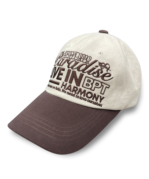 LIVE IN HARMONY CAP BROWN