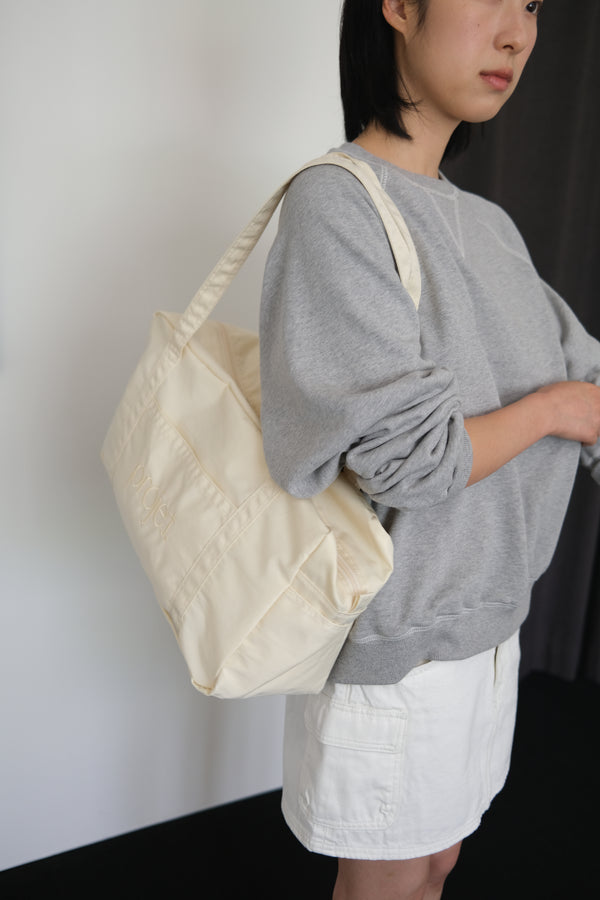 standard duffle bag (cream yellow)