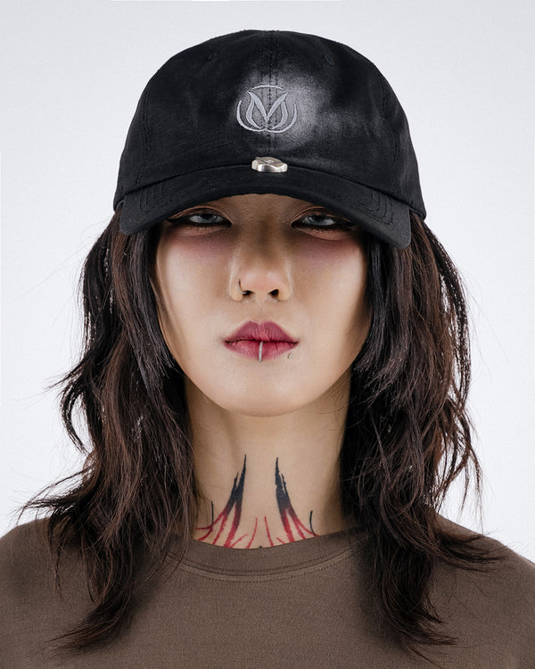 Mwoong Wax Logo Ballcap(BLACK)